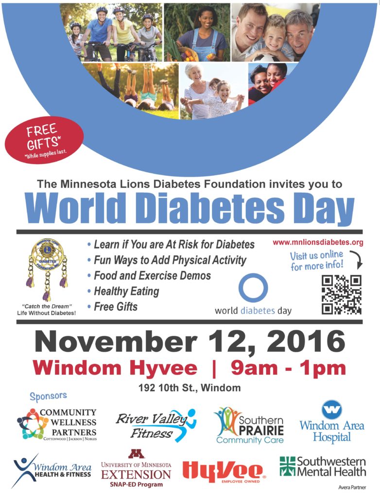 World Diabetes Day Event Windom Area Health