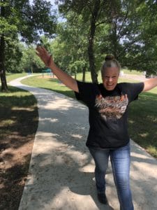 Nature and Exercise Aid Recovery for Windom Woman